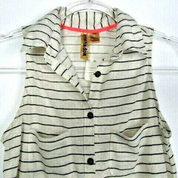 SOLD - EYESHADOW Women's Sleeveless Top Shirt - Picture 2 of 5